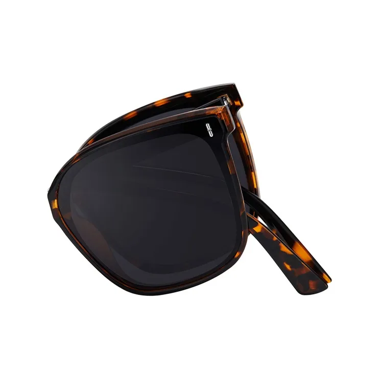 MUYKUY TR/Memory Plastic Square Sunglasses Unisex-5
