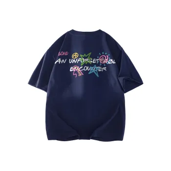 SOIE T Shirts Unisex Navy Blue