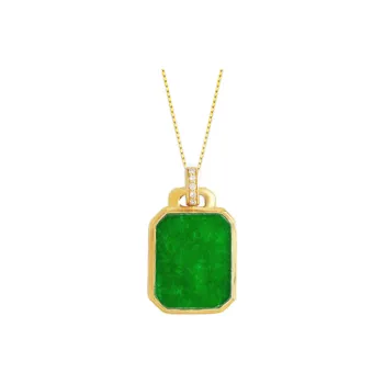 Clear Snow Glutinous Jade Jadeite Necklaces Unisex
