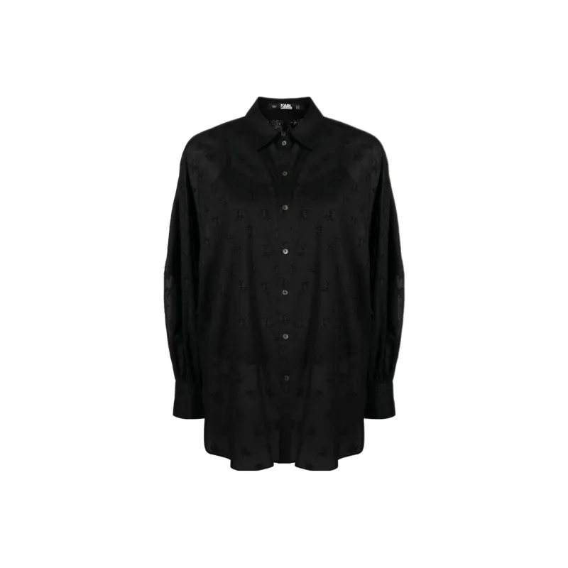 KARL LAGERFELD / Karl Lagerfeld Jeans Shirts Women's Black-0