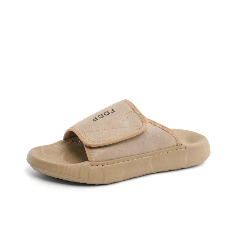 SOBB Slip Resistant Abrasion Resistant Cushioning Slide Slippers Men's Olive Green-6