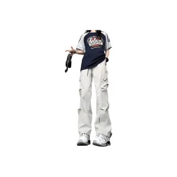 DARK HORSE Casual Pants Unisex Apricot