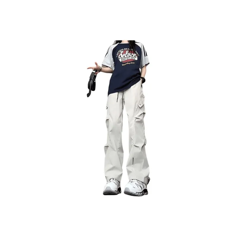 DARK HORSE Casual Pants Unisex Apricot-0