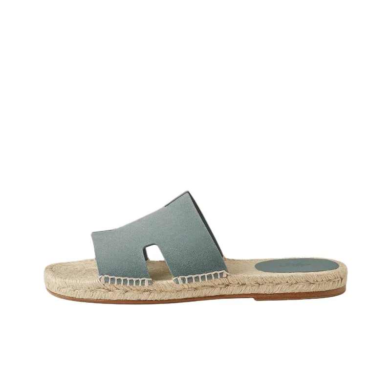 HERMES Antigua Slide Slippers Men's Blue-0