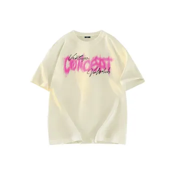A02 T-Shirts Unisex Light Beige Apricot