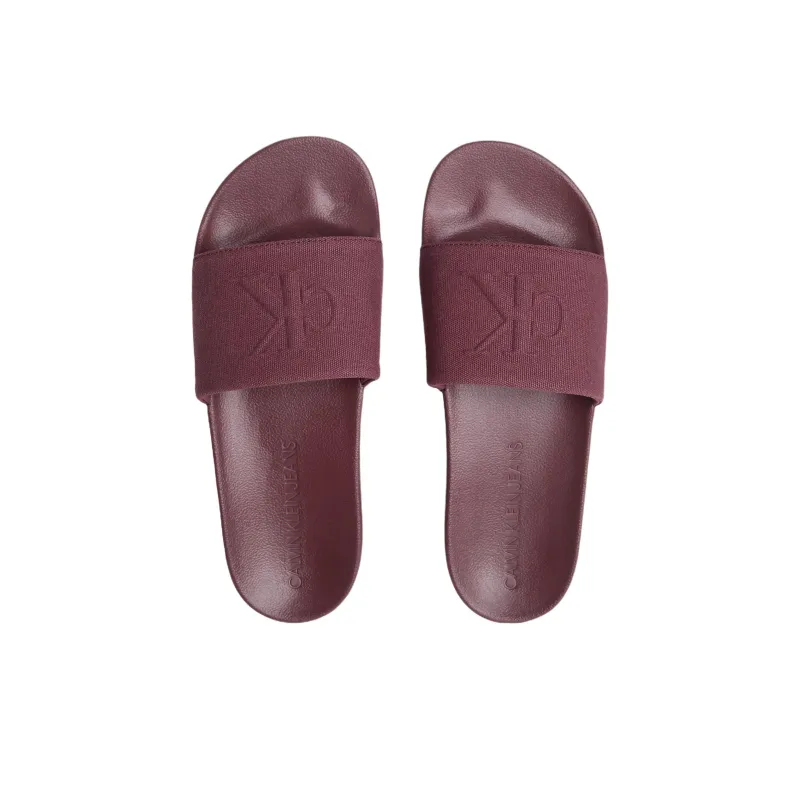 CKJ CALVIN KLEIN JEANS EVA Slide Slippers Men's Brown Red-3