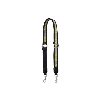 MARC JACOBS Fabric Bag Strap Women's Black & Yellow