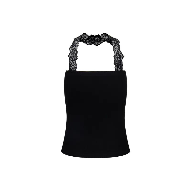 YINLEI Camisoles Women's Black-1