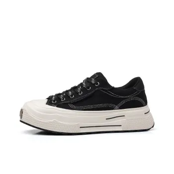 Cat Seven Seeks Low Top Canvas Shoes Men's Black