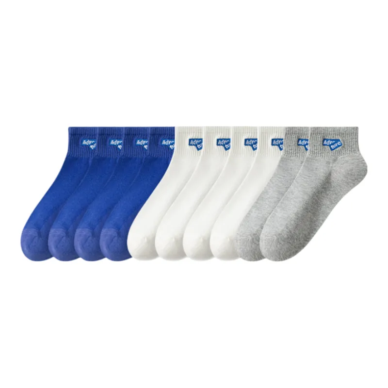 Lan Miao Mid Calf Socks Men's 10 Pack-2