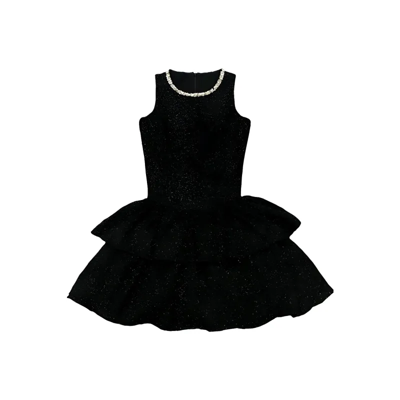 ETSE Sleeveless Dresses Women's Black-0