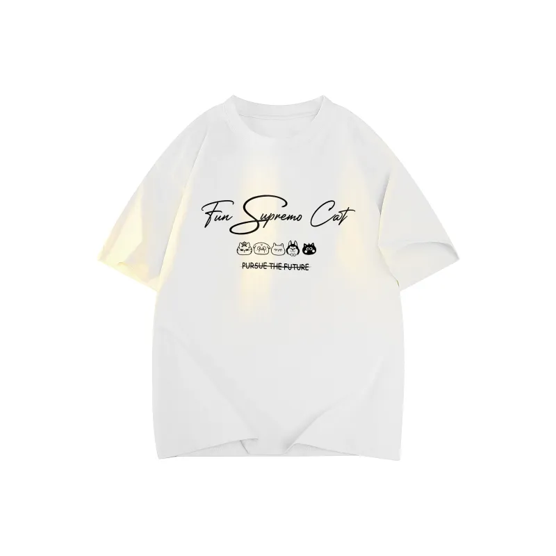 Supremo Cat T Shirts Unisex-2