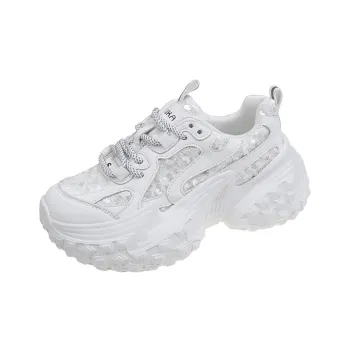Dragon Dance Height Increasing Breathable Low Top Chunky Sneakers Women's
