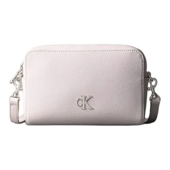 CALVIN KLEIN Polyester Camera Bag, Shoulder Bag Women's Orchid Ice White