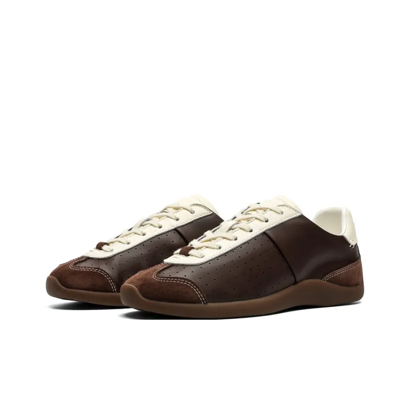 V05 Low Top Casual Shoes Unisex Brown-0