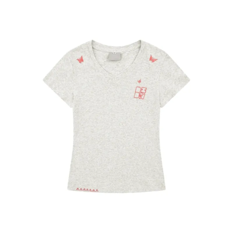 Gentle Welcome Set in Sleeve T Shirt Women's-2