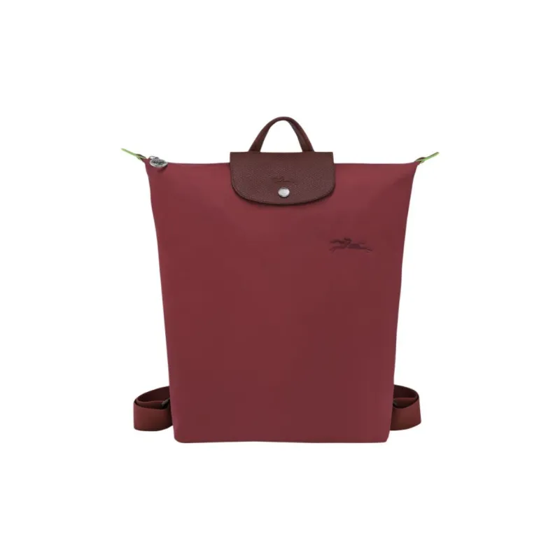 LONGCHAMP Polyamide Backpack Medium Size Unisex Garnet Red-2