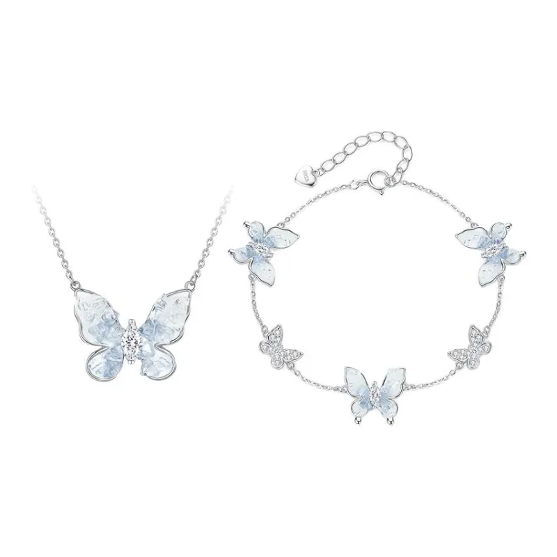 Ascending S925 Silver Necklaces Women's-13