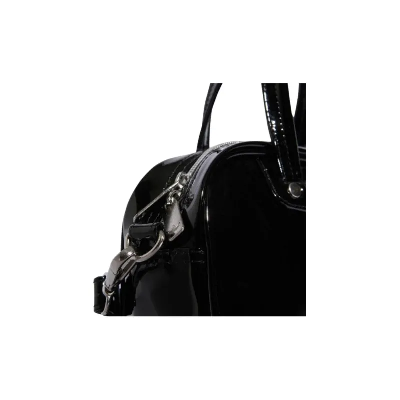 Adidas Adicolor Polyurethane Bowling Bag, Handbag Mini Unisex Black-4
