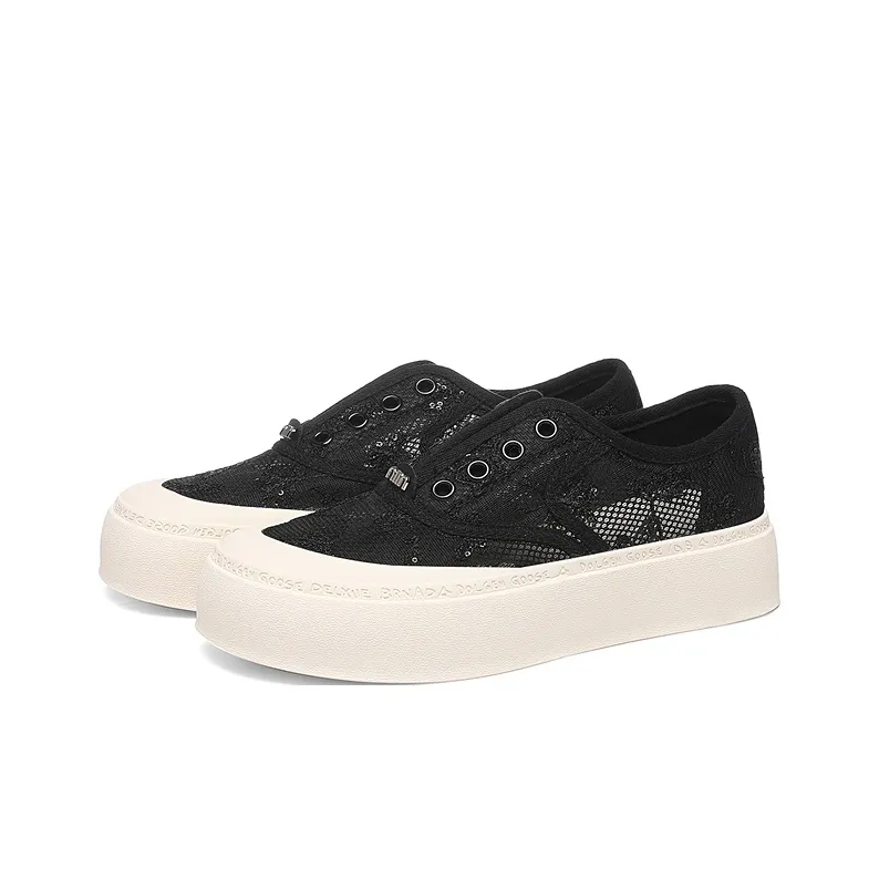 Golden Silk Rabbit Low Top Casual Shoes Women's-1