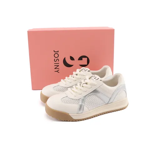 JOSINY Shock Absorbing, Non Slip, Wear Resistant, Breathable And Lightweight Casual hope shoes Women's Ecru