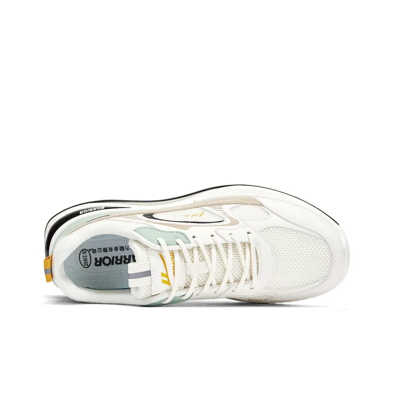Warrior Low Top Casual Shoes Men's Beige Khaki Light Green-2