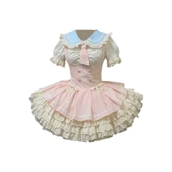 EFCR Lolita Dresses Women's Apricot Pink