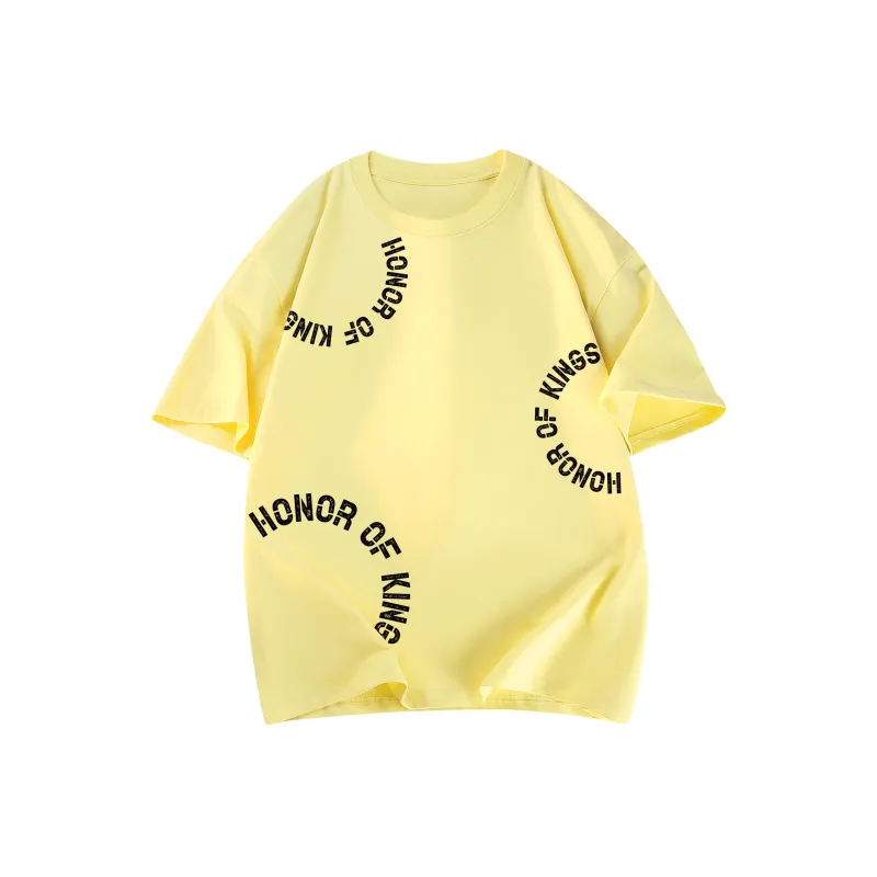 HONOR OF KINGS Short Sleeved T Shirts Slogan Section Unisex-26