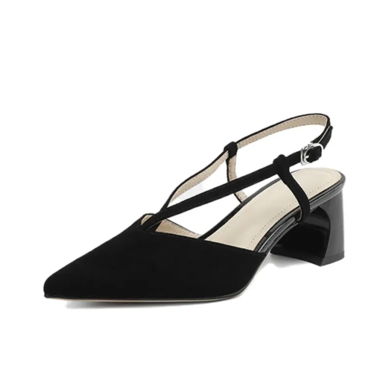 Schilling Chunky Heel High Heels 5.5cm Women's-4