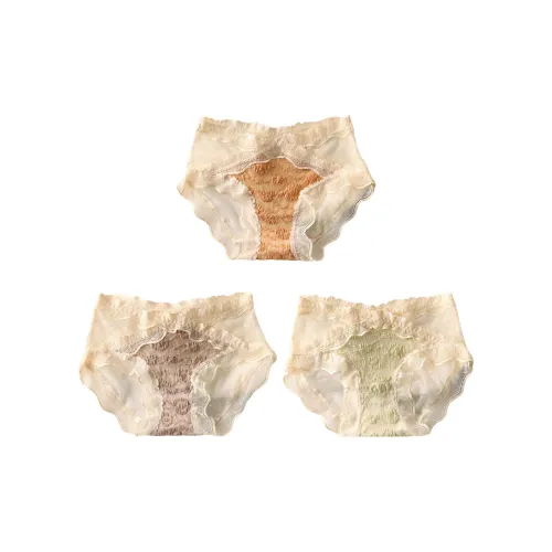 Flowers In Water Underpants Women's 3 Pack