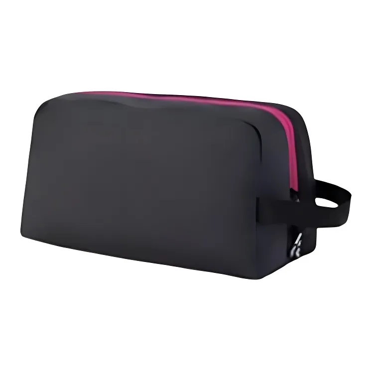 Arena Polyester Clutch Unisex Black & Pink-1