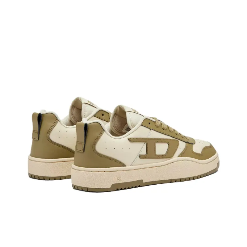 DIESEL S Ukiyo Low Top Skateboard Shoes Men's Green White-4