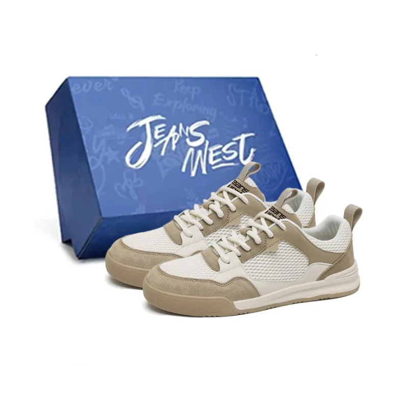 JEANSWEST Shock Absorbing, Non Slip, Wear Resistant, Breathable And Lightweight Low Top Casual Shoes Men's-4