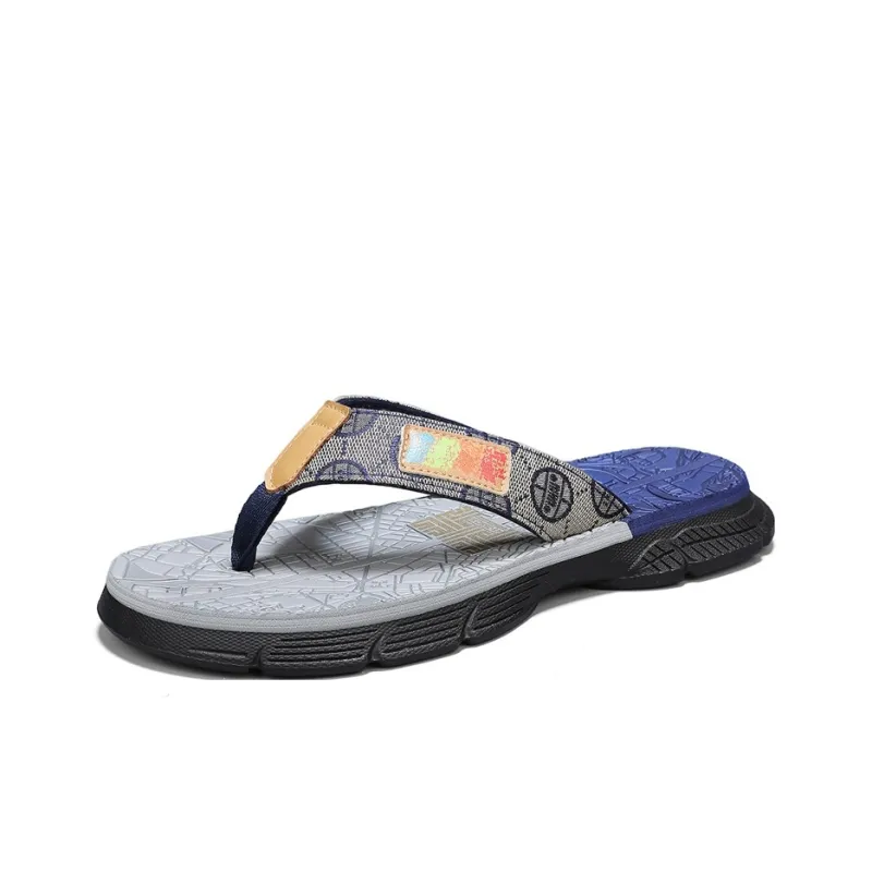 Colorful Creations EVA Quiet Abrasion Resistant Slip Resistant Quick Dry Flip Flops Men's-11