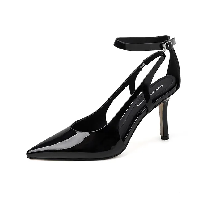 YIKEFEI High Heels Women's Light Green/Black/Black/White-6