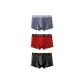 3 Pack (Dark Carbon Gray+Red+Black)