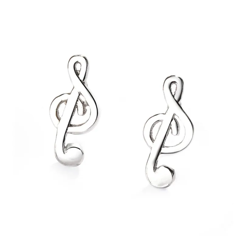 CENTURY&KINDLE S925 Silver Stud Earrings Women's-0