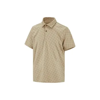 Jordan M J SP GOLF AOP Polo Shirt Men's Khaki