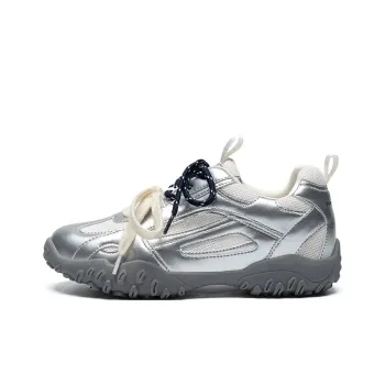 PIYOPIYO Low Top Skateboard Shoes Women's Silver