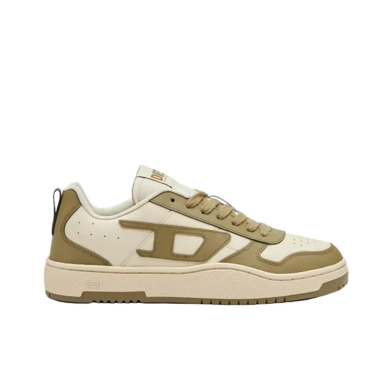 DIESEL S Ukiyo Low Top Skateboard Shoes Men's Green White-1