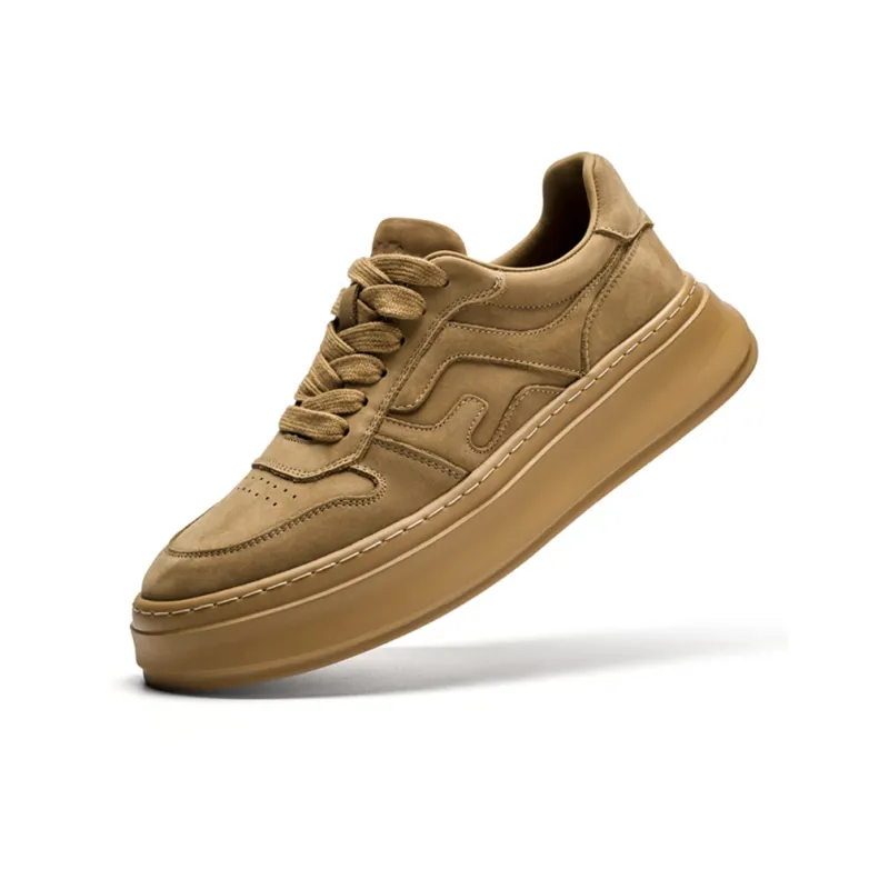 Flange Bullo Low-Top Skateboard Shoes Unisex Ginger Yellow-5