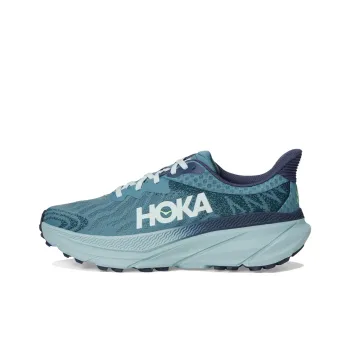 HOKA ONE ONE Challenger ATR 7 Cushioning, Wear Resistant Low Top Running Shoes Men's Blue
