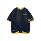 Navy Blue & Yellow