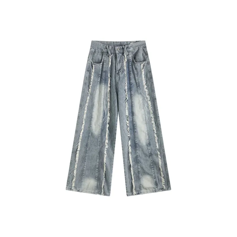 HKRXEC Jeans Men Light Blue-0