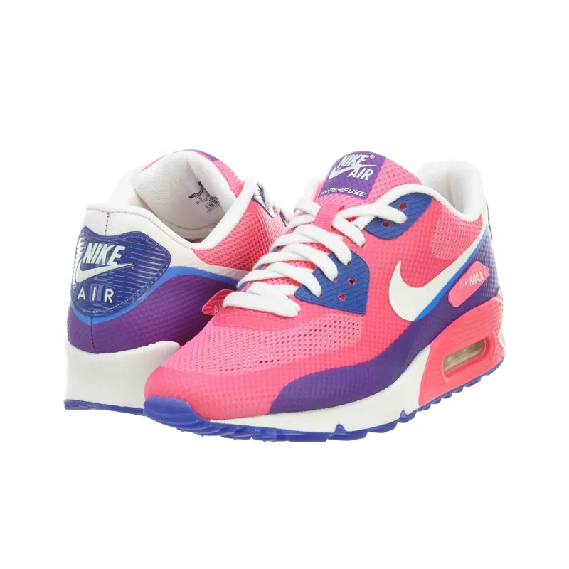 Nike Air Max 90 Anti Slip Wear Resistant Low Top Casual Shoes Women's Pink-3