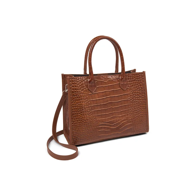 Old Man's Head Top Grain Cow Leather Tote Shoulder Bag, Crossbody Bag, Handbag Regular Women's Black/Red/Brown-18