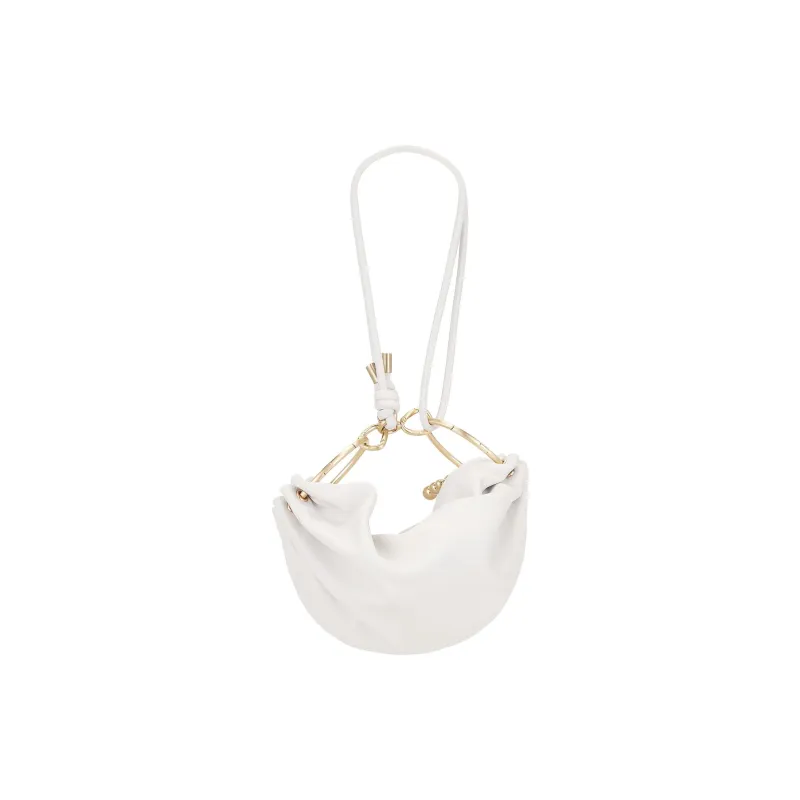 CULT GAIA Leather Crossbody Bag, Shoulder Bag Women's White-3