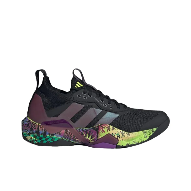 Jeremy Scott x Adidas Rapidmove 2 Anti Slip Wear Resistant Low Top Training Shoes Men's Black-1