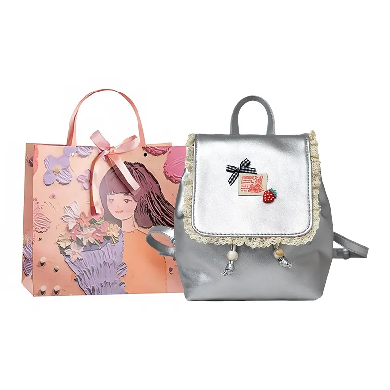 PARK DANCE PU Backpack Women's Multicolor-6