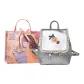 Silver+Shopping Bag